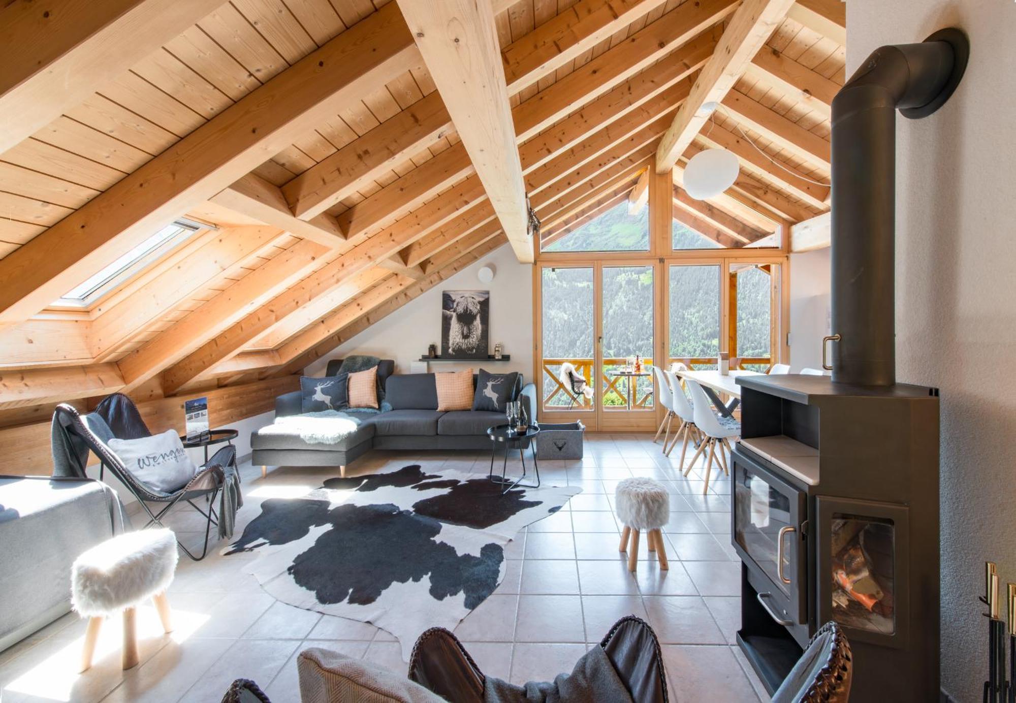 Chalet Rose Penthouse 벤겐 외부 사진