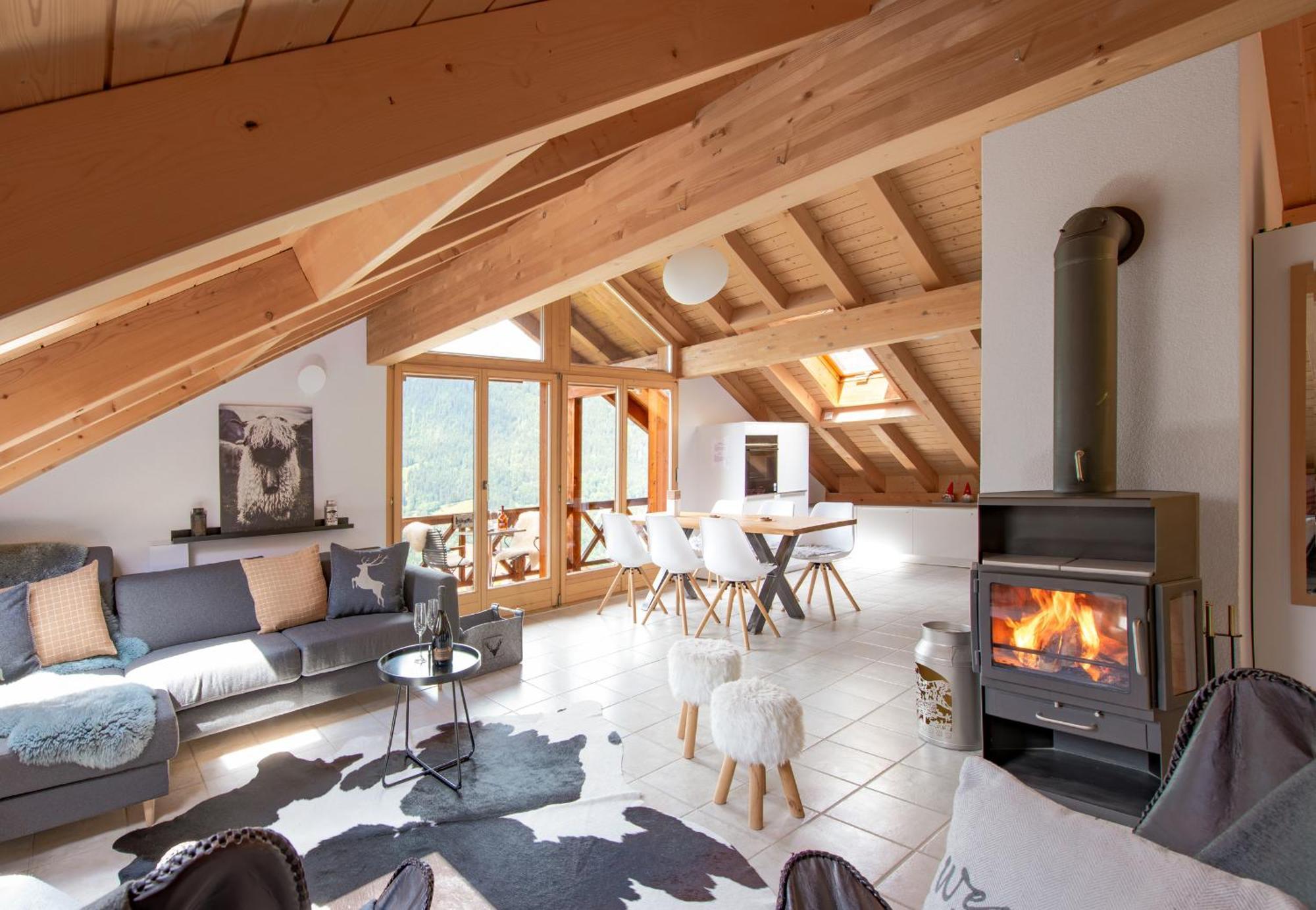 Chalet Rose Penthouse 벤겐 외부 사진