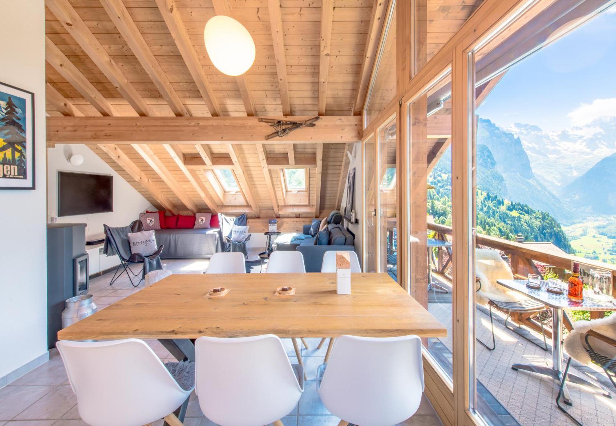 Chalet Rose Penthouse 벤겐 외부 사진